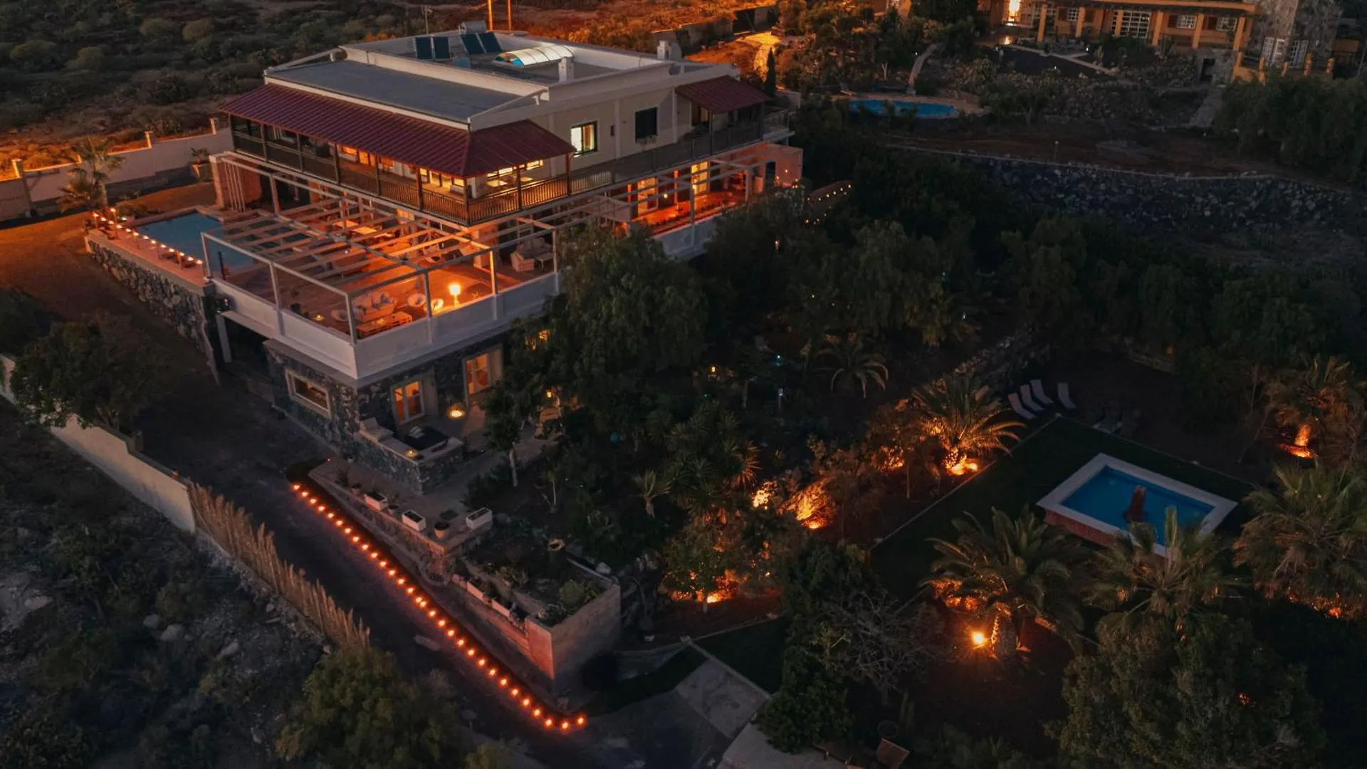 Canaan In Tenerife - Heated Pool, Ocean Views, Palm Garden, Villa Costa Adeje  Spain